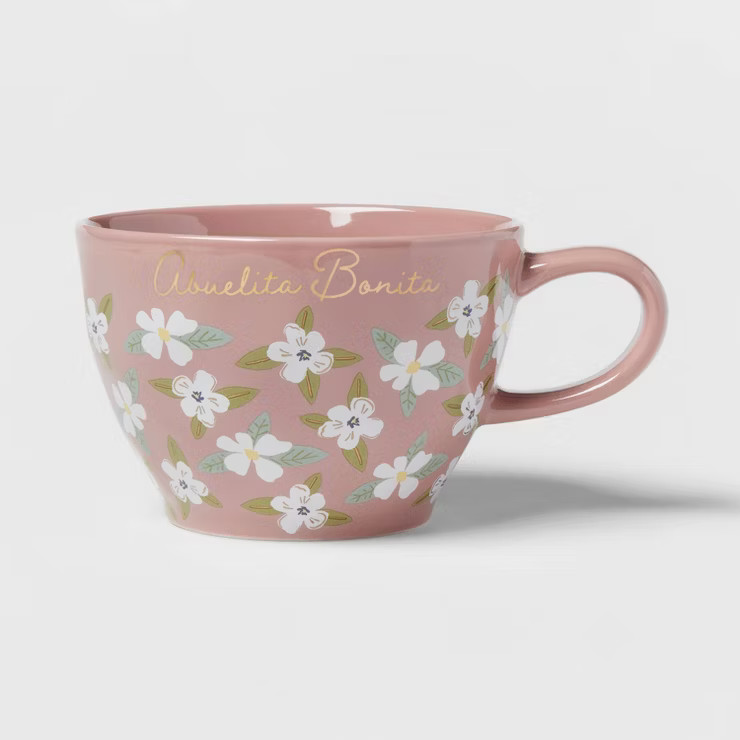 19oz 'Abuelita Bonita' Latte Mug Pink - Threshold™ | Target