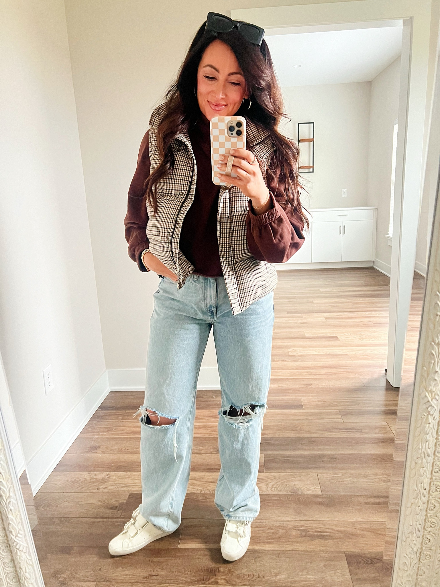 • small vest 
• medium turtleneck 
• size 6 denim 

#LTKSeasonal #LTKStyleTip #LTKFindsUnder50