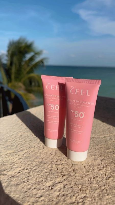 My new favorite sunscreen the @ceel tone up pink sunscreen protect you from the sun harmful Reyes while giving you a glowy flawless look #theceel #ad

#LTKStyleTip #LTKBeauty #LTKTravel