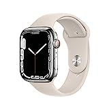 Amazon.com: Apple Watch Series 7 [GPS + Cellular 45mm] Smart Watch w/ Silver Stainless Steel Case... | Amazon (US)