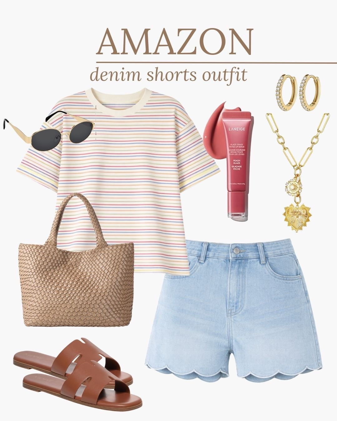 Amazon denim shorts outfit idea. Amazon Favorites, amazon finds, amazon must haves, amazon essentials, amazon under $50, amazon under $100, amazon fashion, amazon made me buy it, found it on amazon 

#LTKootd #LTKSeasonal #LTKmomlife