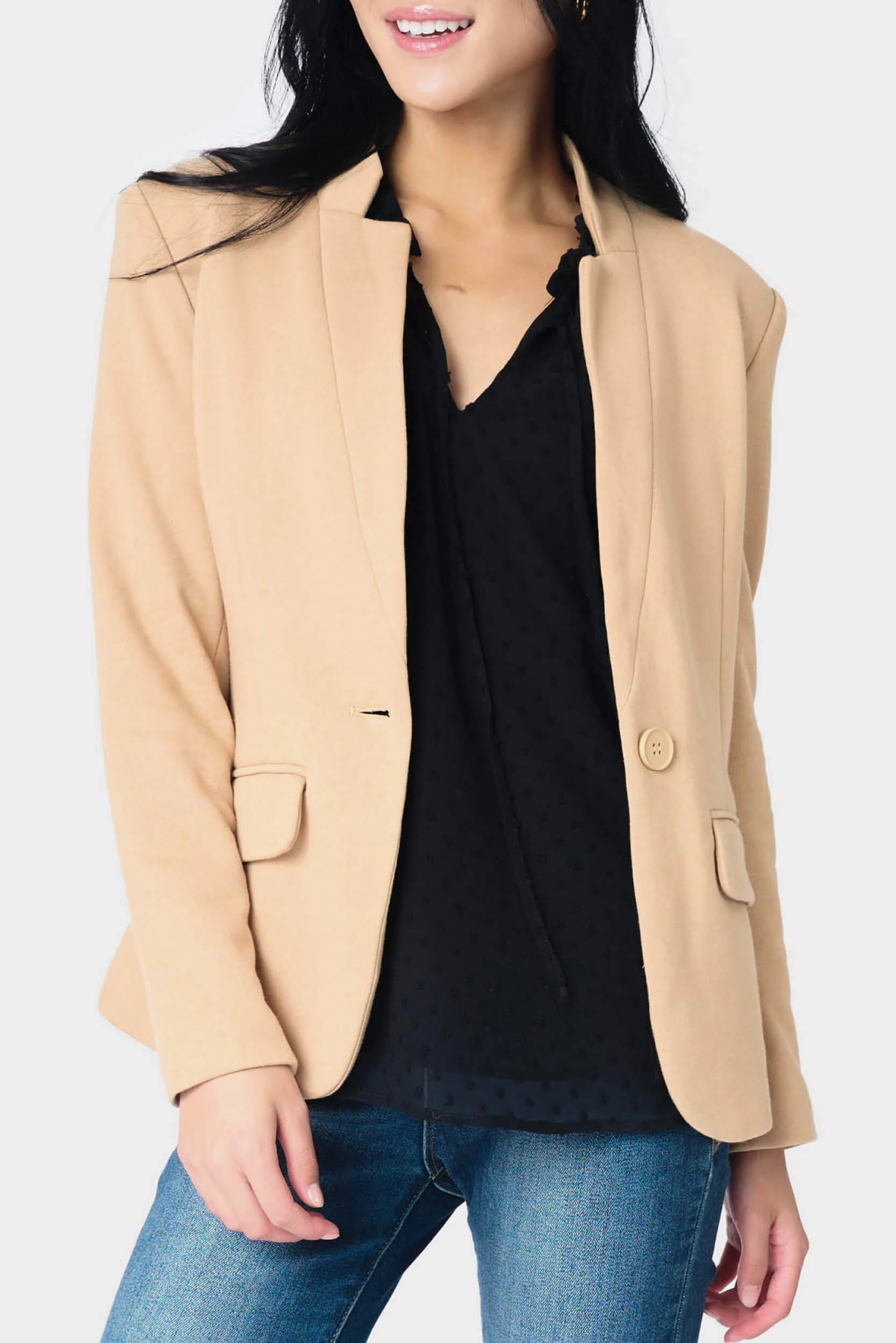 Notch Collar Blazer | Gibson