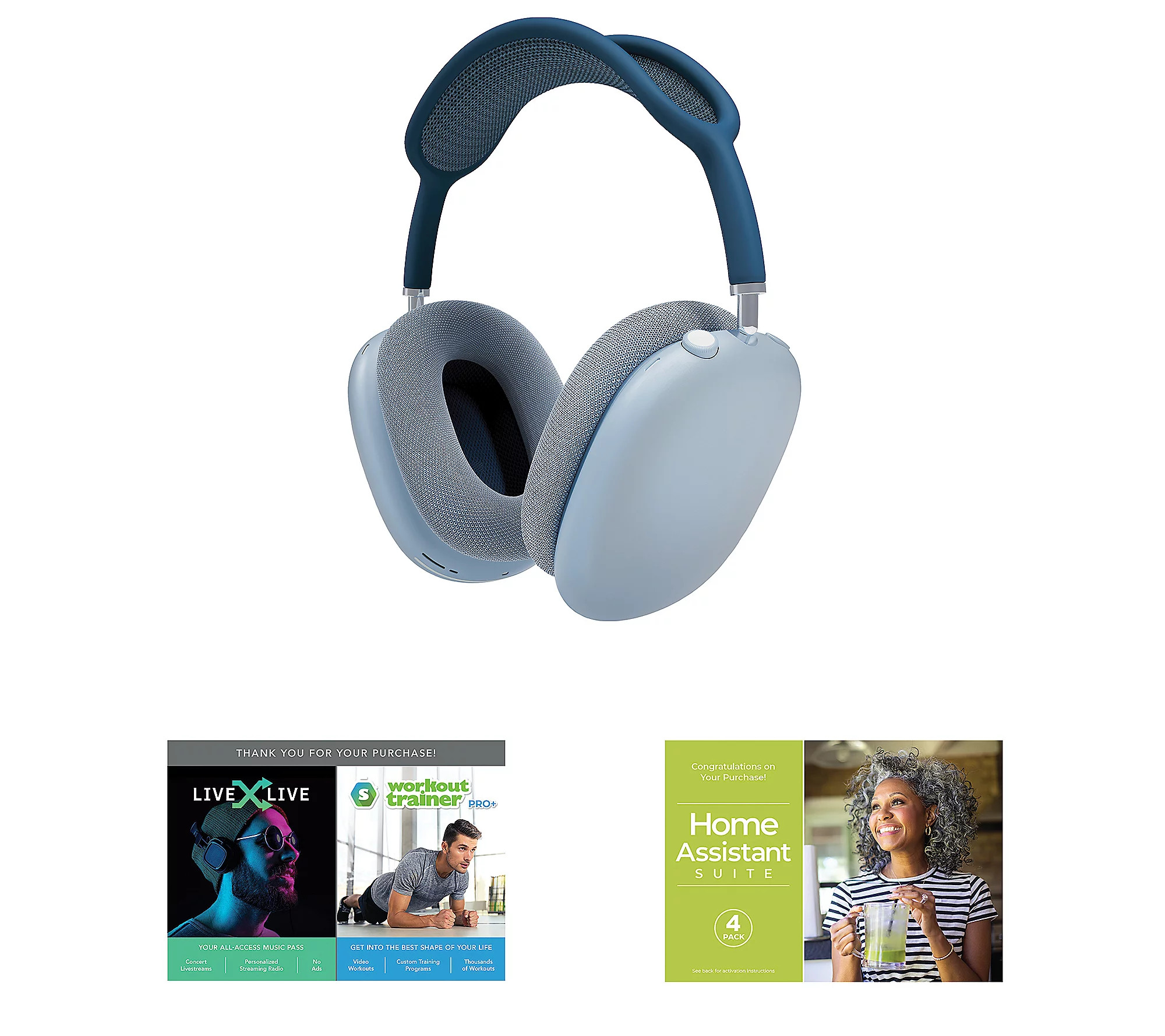 Apple AirPods Max with Smart Case and Software Vouchers | QVC