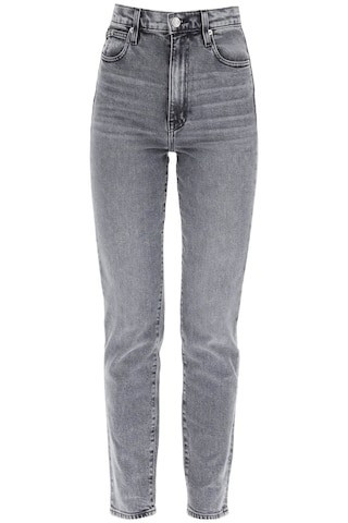 SLVRLAKE LONDON CROPPED JEANS 24 Grey Cotton, Denim | Residenza725 US