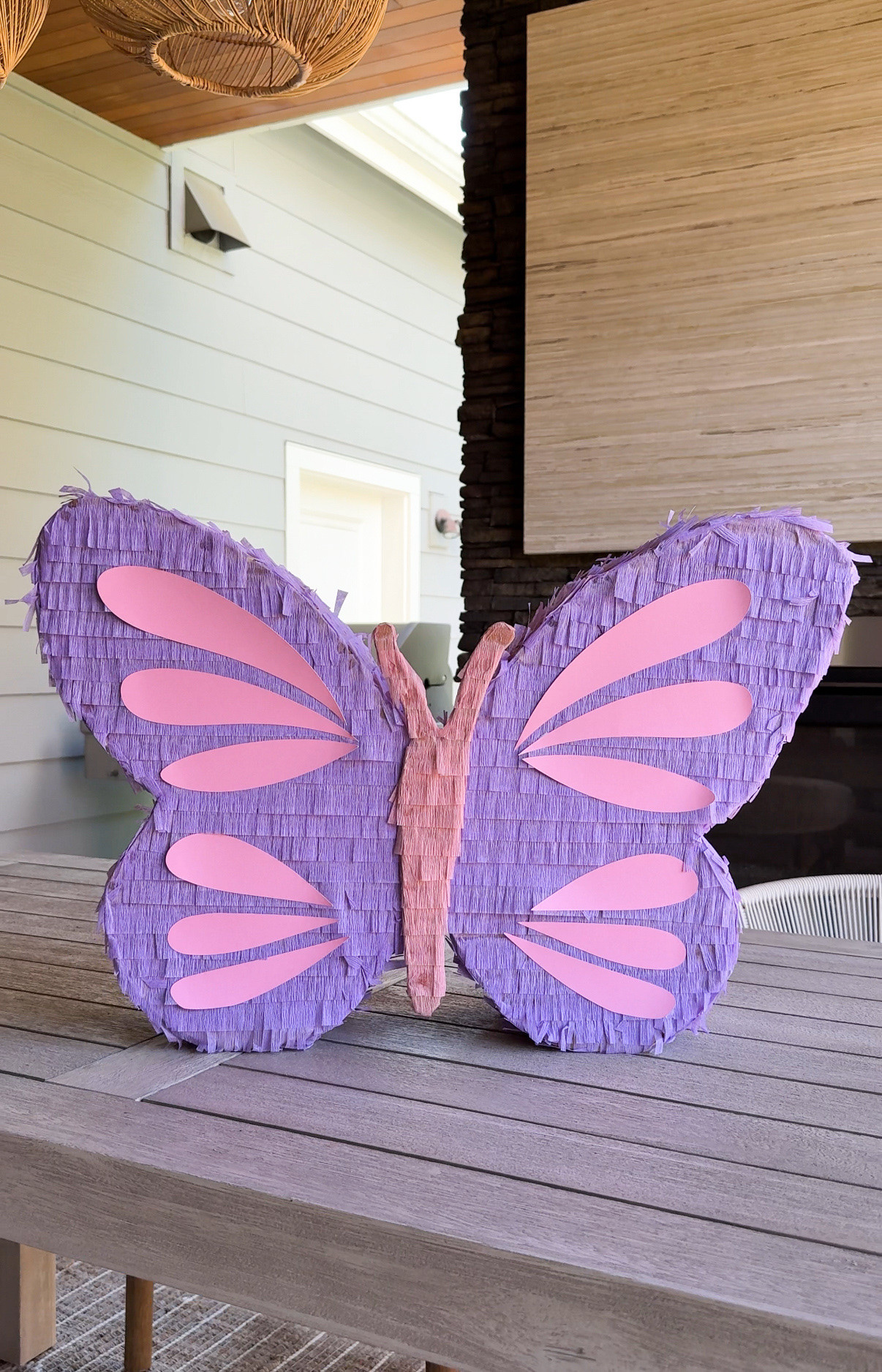 How I turned a cardboard box into a butterfly piñata! It’s an easy and fun DIY but a bit time consuming. You just need crepe streamers!

Cricut machine, crepe roll, smart paper sticker card stock, mini projector, glue, dresses, knife

#LTKKids #LTKHome #LTKParties