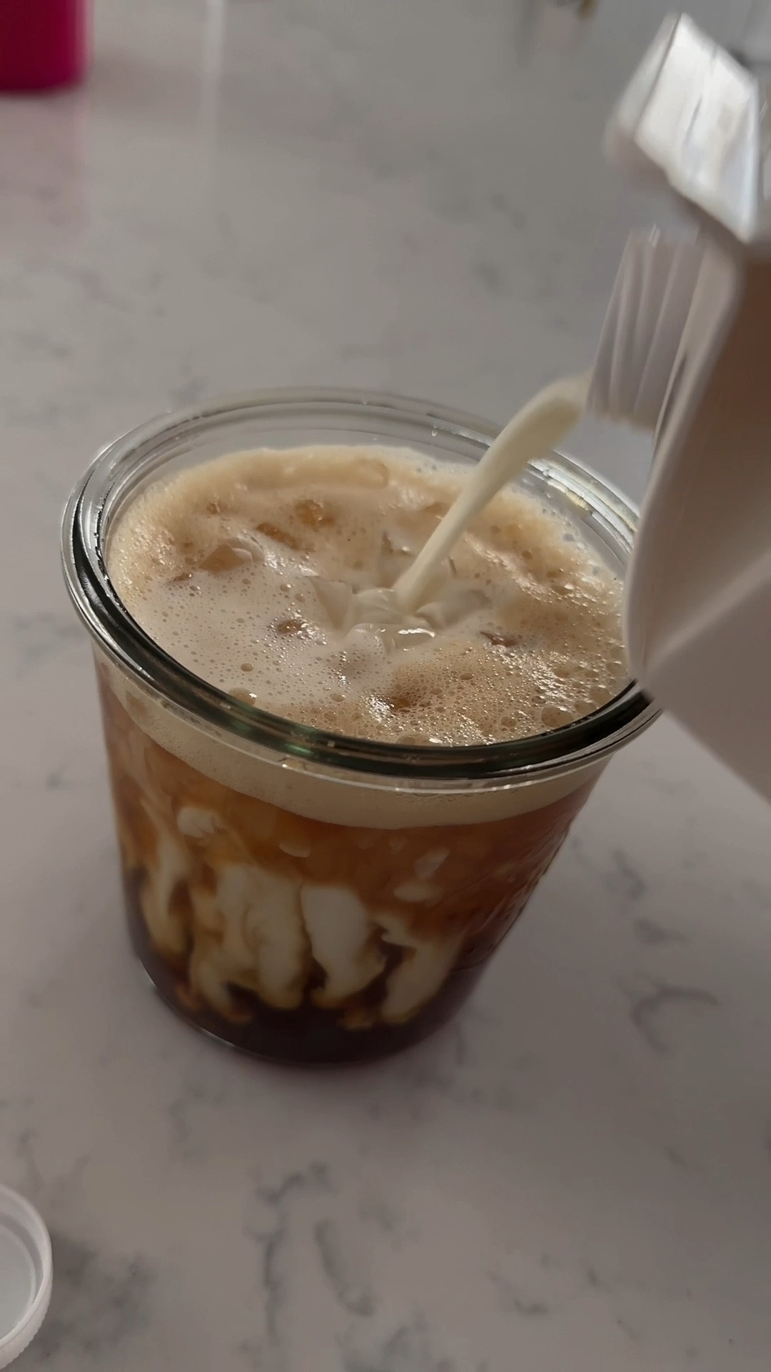 Iced brown sugar vanilla sea salt shaken espresso ☕️🤎🧊💫



Iced coffee, coffee at home, coffee, ice machine, nespresso, fall coffee, fall iced coffee, cozy coffee, coffee corner 

#LTKSeasonal #LTKHome