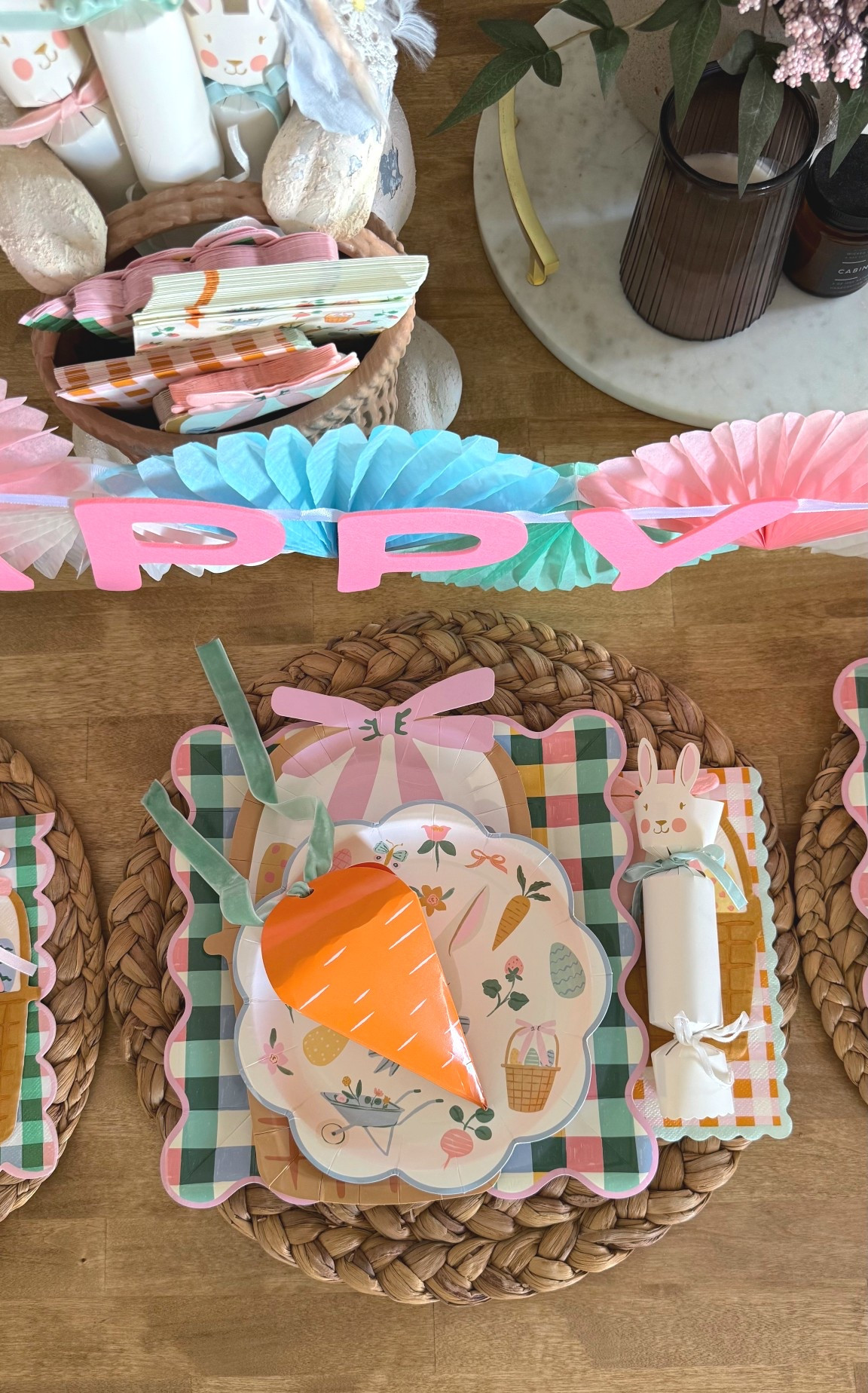 Easter brunch ready 🍽️🐰💕 Loving this cute dining set, especially since it’s disposable (yay for no dishes afterwards 👐) The banner combo is chefs kiss, perfect for Easter and spring!

#LTKSpringSale #LTKspringtrends #LTKSeasonal