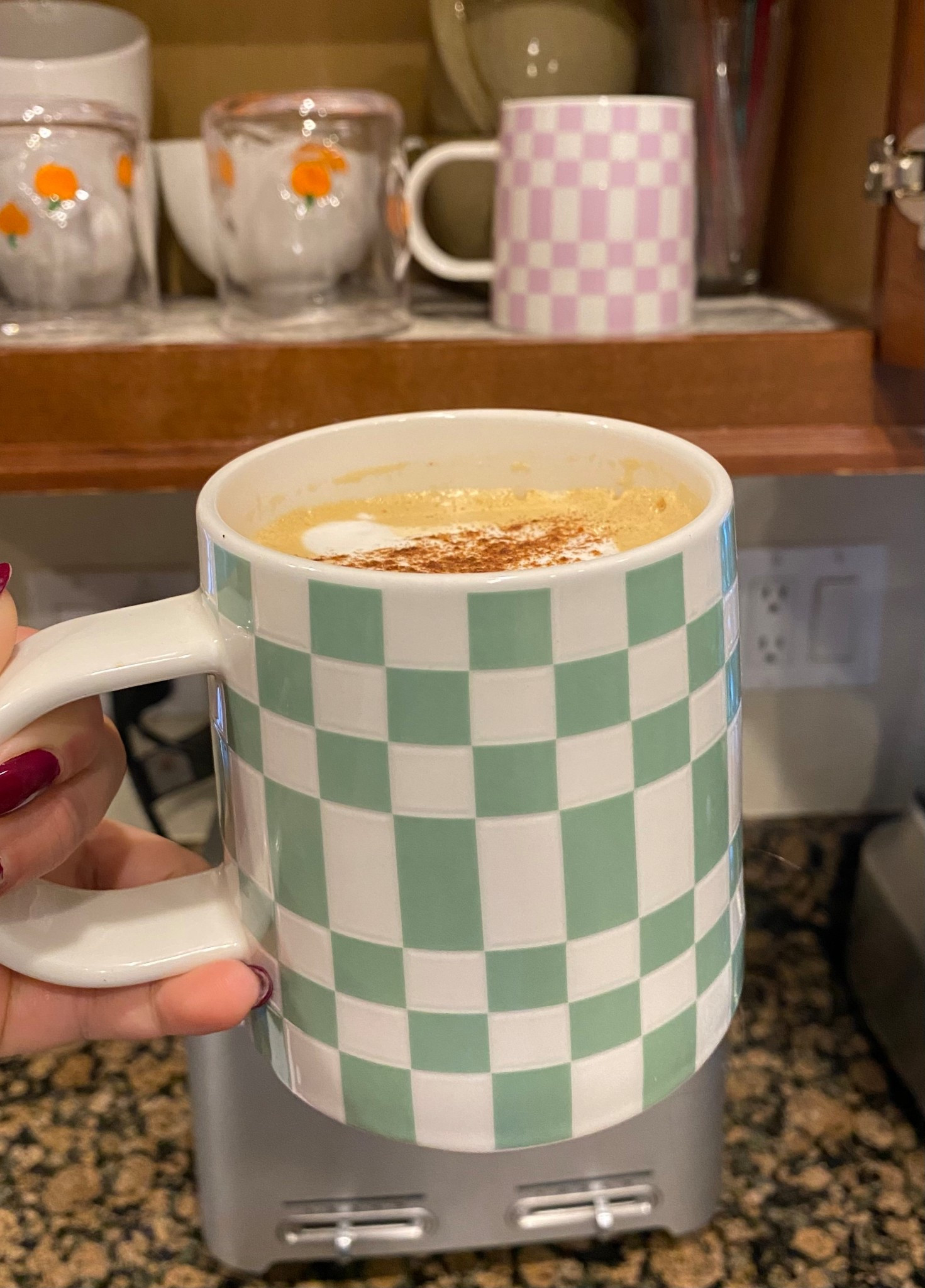I found the cutest Checkerboard mug 
#mug #checkerboard 

#LTKHome #LTKFindsUnder50 #LTKSeasonal