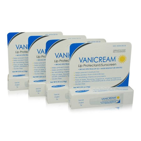 Vanicream Lip Protectant Tube 0.35 oz 4 pack | Walmart (US)