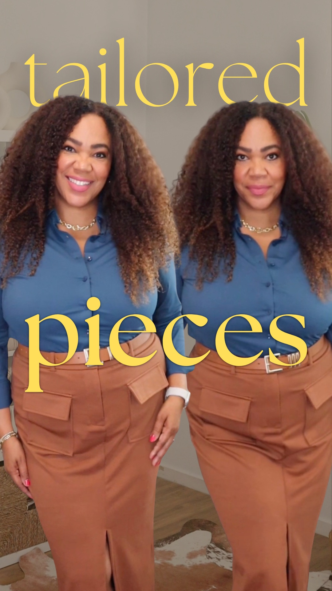 Ladies Over 40: Tailored pieces that feel good and work with your curves is ALWAYS a good idea 💁🏾‍♀️ 
Wearing an in both items.

#LTKMidsize #LTKOver40 #LTKWorkwear