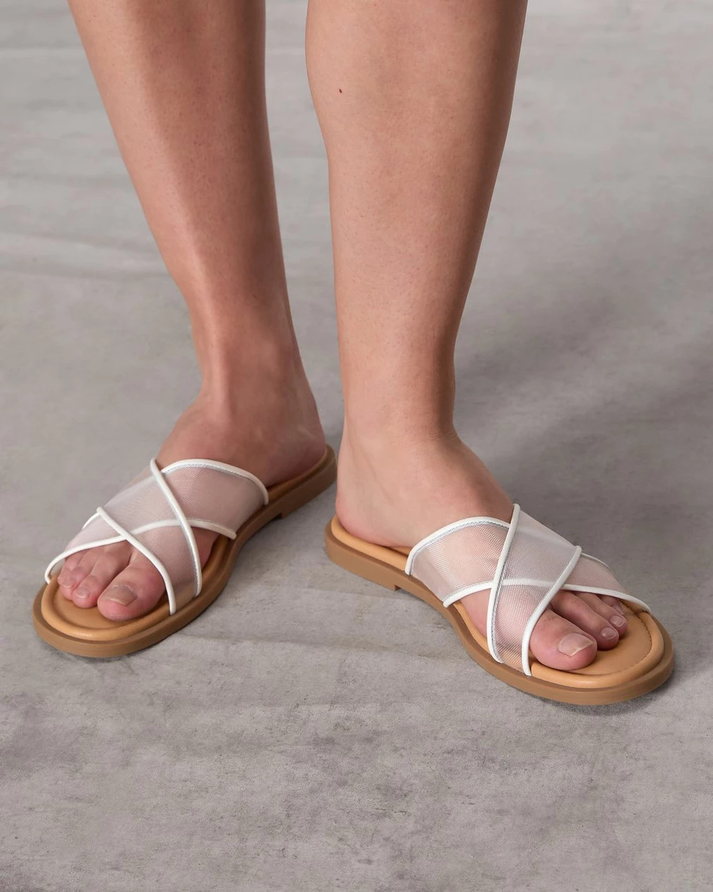Geo Cross Strap Slide - Mesh | rag & bone