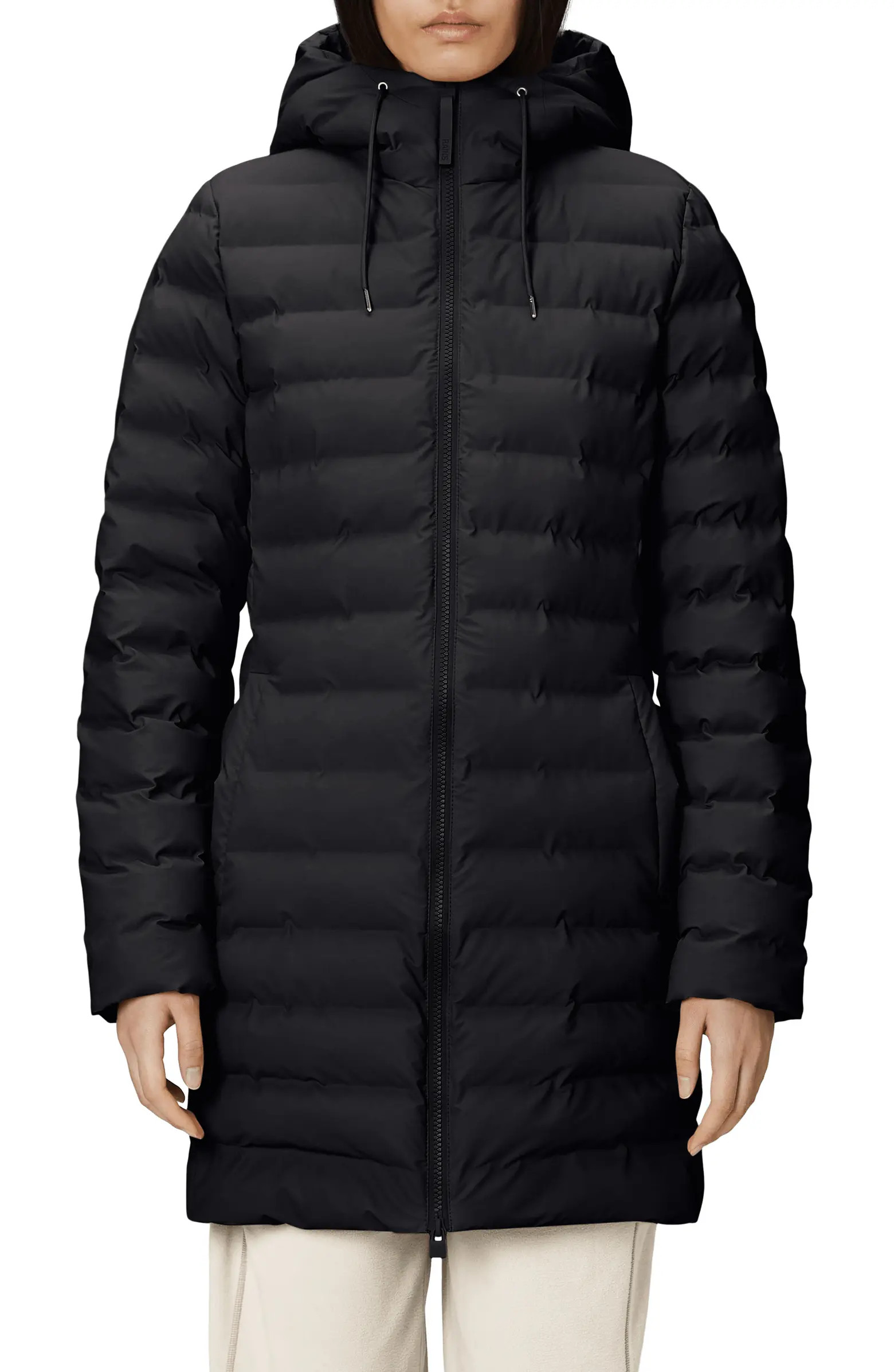 Rains Lohja Waterproof Long Puffer Jacket | Nordstrom | Nordstrom