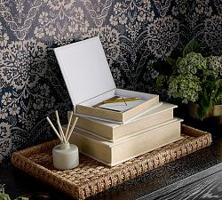 Stacked Linen Storage Books - Set of 3 | Pottery Barn (US)