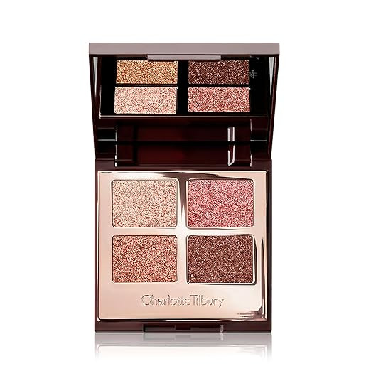 Charlotte Tilbury Luxury Palette Eyeshadow - Shimmer, Metallic & Satin Matte Eyeshadow Quad with ... | Amazon (US)
