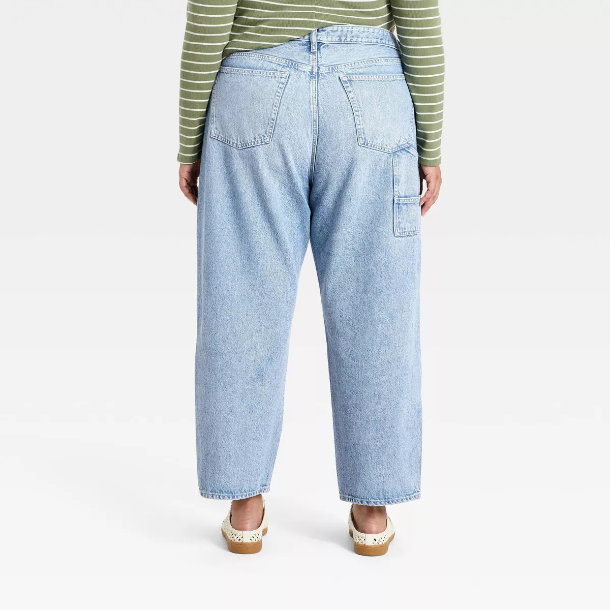 Women's Mid-Rise Painter Boyfriend Jeans - Universal Thread™ Light Wash 26 | Target