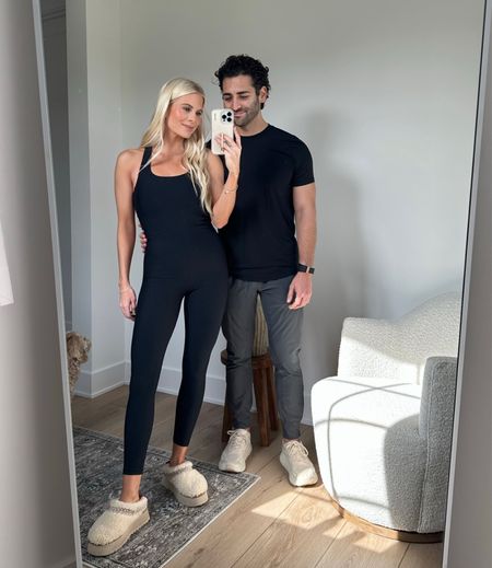 My AF YPB Collection is now live! Use code: AFKATHLEEN for 25% off sitewide! Cort is wearing a medium in tee & pants, shoes run tts! Kathleen is wearing a small in onesie, shoes tts (she’s in a 7)! #kathleenpost #abercrombie #afxkp #outfitsfordudes 

#LTKSeasonal #LTKfitness #LTKfindsunder100