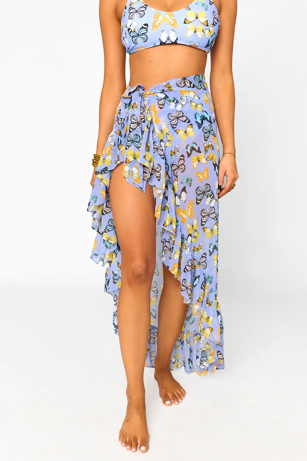 BuddyLove | Kaliani Swim Skirt | Painted Lady | BuddyLove