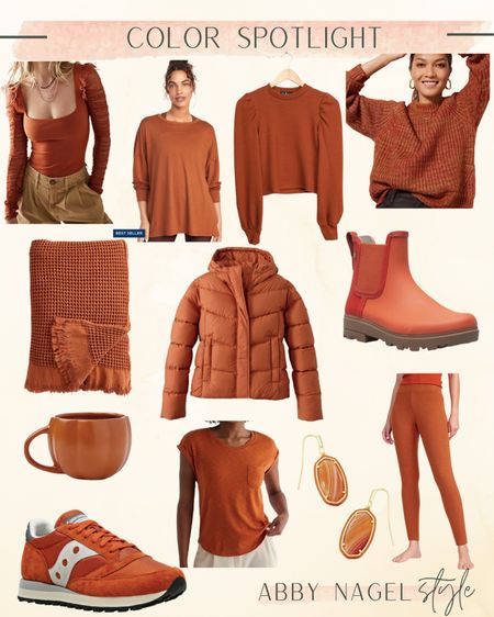 Rust, copper, burnt orange, russet..whatever you call it I want it all for fall!! 🍁🍂

#LTKstyletip #LTKfindsunder50 #LTKSeasonal