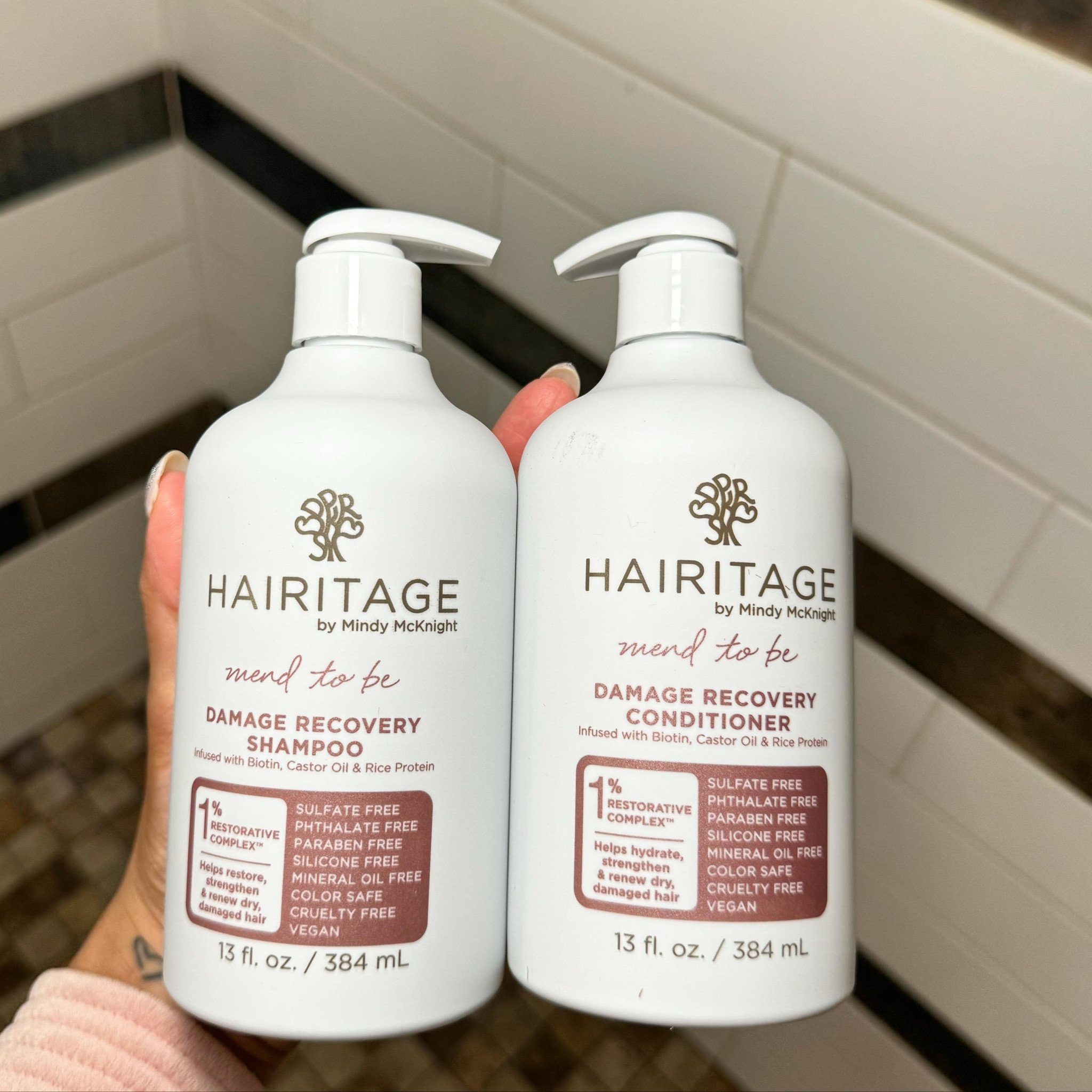 First thought when I tried this shampoo and conditioner was it smells really good 😌 

Perfect to treat damaged hair. 

Contains awesome ingredients like biotin, castor oil, shea and cupuacu butter. 

Exclusively available at Walmart.

🫵🏼

#Complimentary @hairitagebymindy @Influenster #HairitageHairTok #BeautyContent #Hair #Shampoo #Conditioner