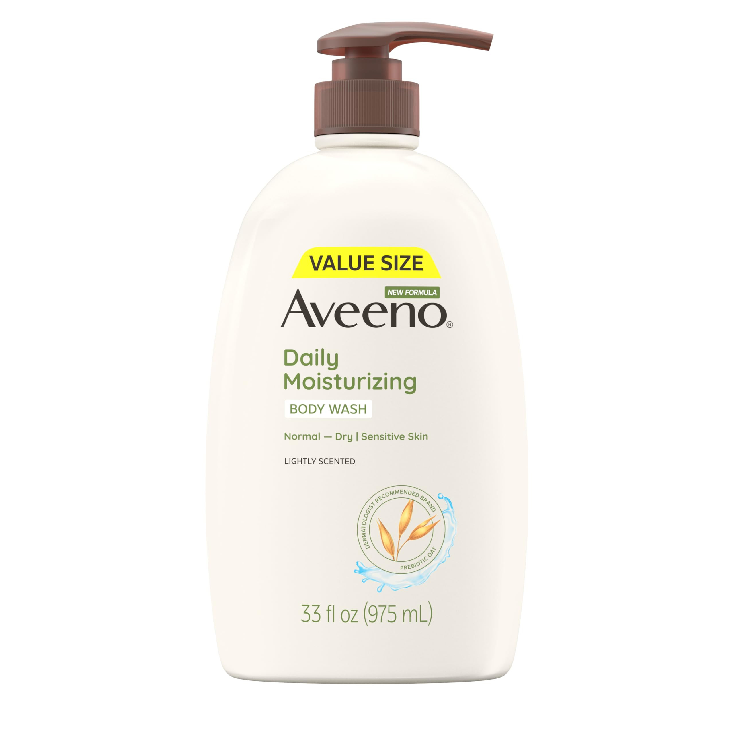 Aveeno Daily Moisturizing Body Wash for Dry Skin with Soothing Oat, Creamy Shower Cleanser, Gentl... | Amazon (US)