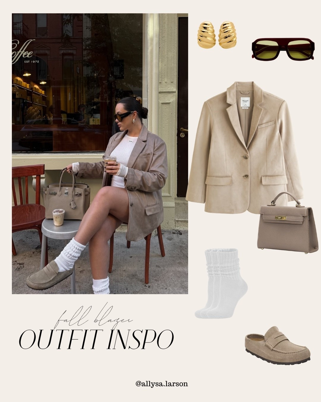 Casual fall blazer outfit for coffee - loving anything light suede for fall!

#LTKSeasonal #LTKShoeCrush #LTKStyleTip