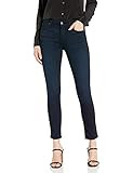 7 For All Mankind womens for All Mankind High Rise Skinny Fit Ankle Jeans, Blue Black Twilight, 31 U | Amazon (US)