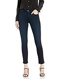 7 For All Mankind womens for All Mankind High Rise Skinny Fit Ankle Jeans, Blue Black Twilight, 31 U | Amazon (US)