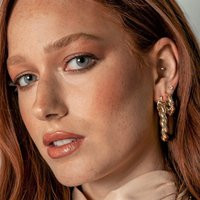 Gold Vermeil Croissant Hoop Earrings - Stunning Twisted Minimalist Simple Hoops Gift For Women Anniversary Birthday Best Friends | Etsy (US)