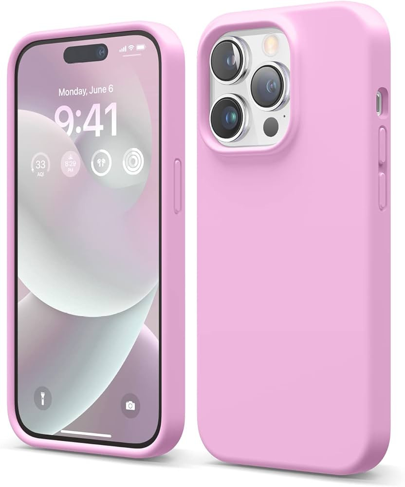 elago Compatible with iPhone 14 Pro Case, Liquid Silicone Case, Full Body Protective Cover, Shock... | Amazon (US)