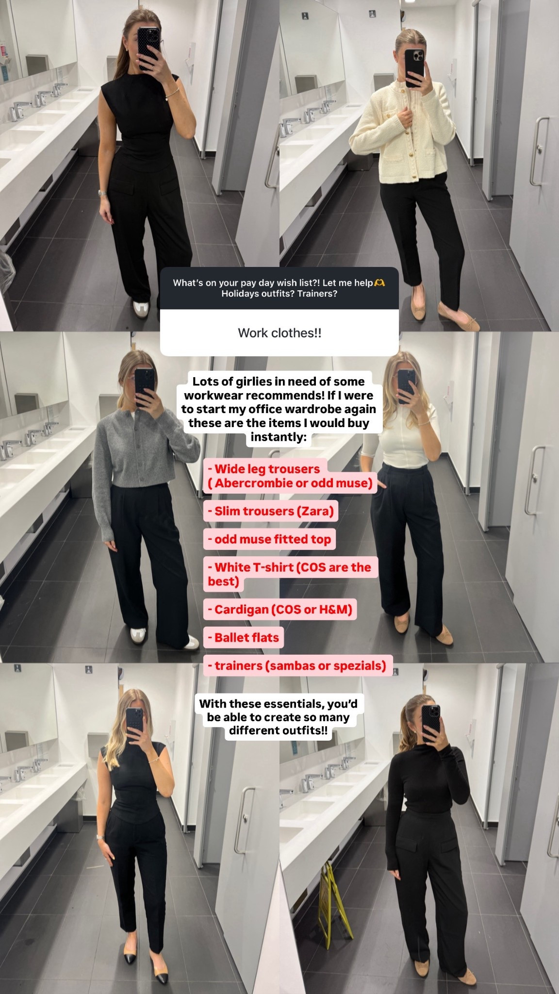 Workwear essentials

#officeoutfits 
#workwear

#LTKworkwear #LTKuk