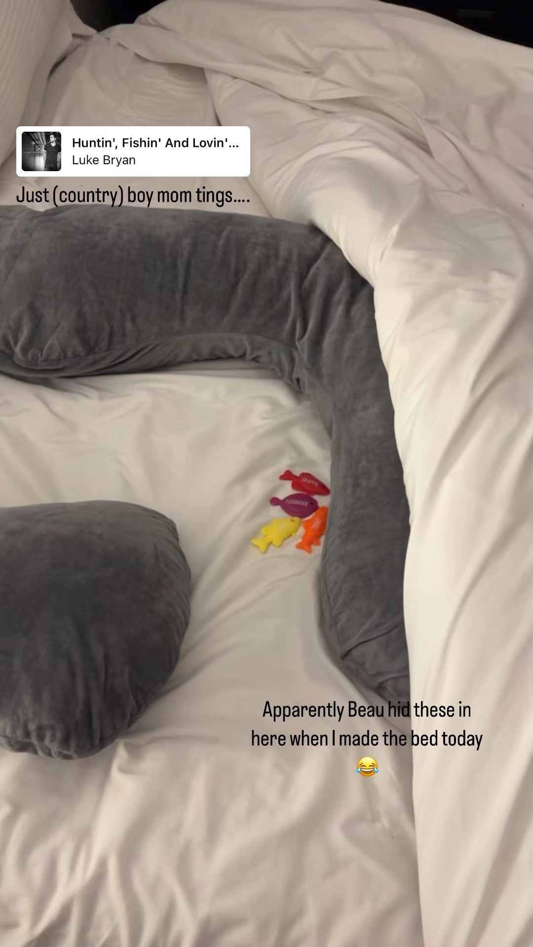 Linking all of Beaus fishing favorites 😂 he’s all about some hunting and fishing right now!! And to think there will be two of them in a few months 😂💙🩵 being a mom to boys is so fun. Linked his exact rod and practice casting set! The fish are labeled and shaped like the different kinds and he knows them all now! Such a fun practical learning tool 🐟🎣

#LTKKids #LTKMens #LTKFamily