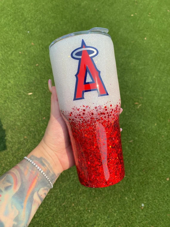 Angels Baseball Tumbler | Etsy | Etsy (US)