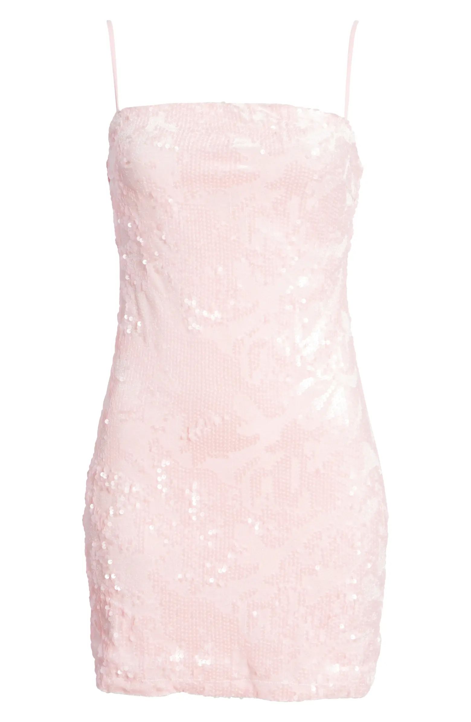 Keyla Velvet Sequin Minidress | Nordstrom