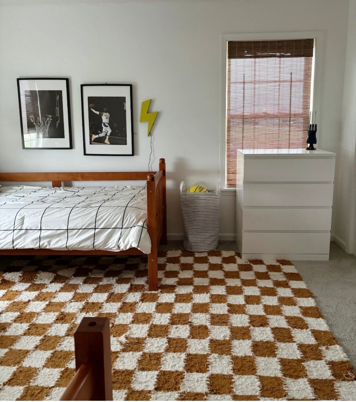 Nash’s urban outfitter rug!