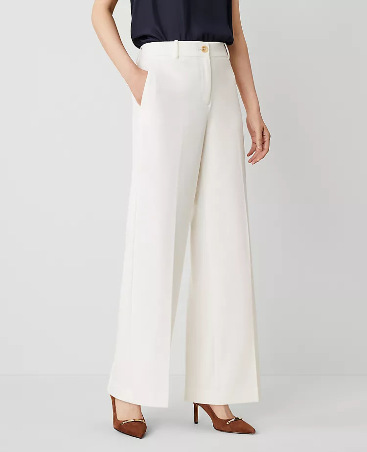 The Petite Perfect Wide-Leg Pant | Ann Taylor