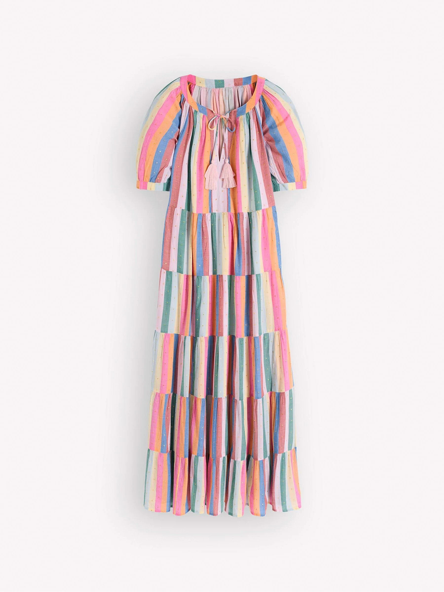 Boden Boden Blue Multi Tiered Maxi Dress | Next US