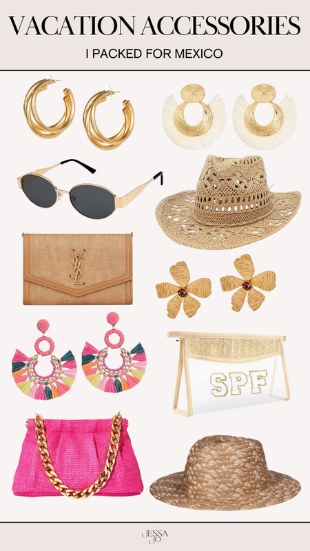 Vacation Accessories | What I Packed for Mexico | Summer Must Haves | Summer Beach Accessories 

#LTKTravel #LTKItBag #LTKFindsUnder50