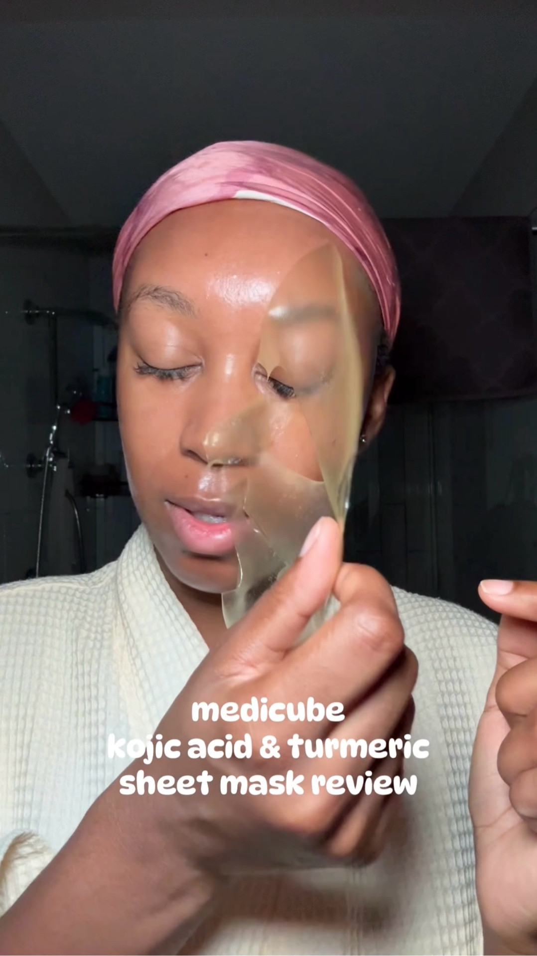 First time using the Medicube kojic acid mask. 🤩✨ If you want plump, dewy, even skin that glows this is a great buy. The brightening actives also help to fade hyperpigmentation over time so say goodbye to your dark marks.

#LTKU #LTKBeauty #LTKFindsUnder50