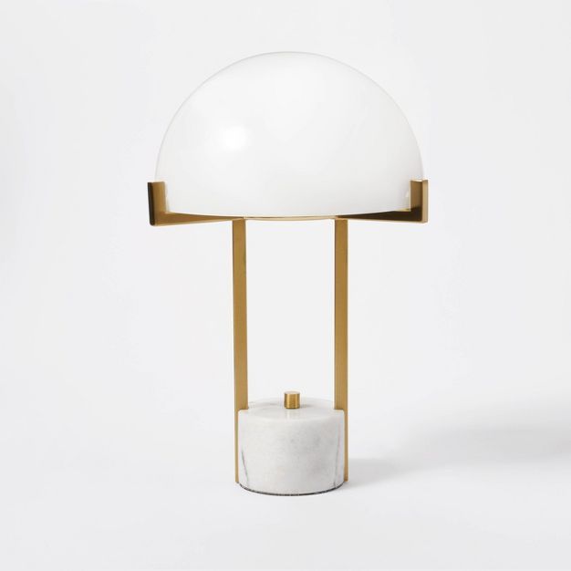 Milk Glass Dome Task Table Lamp White - Threshold&#8482; designed with Studio McGee | Target