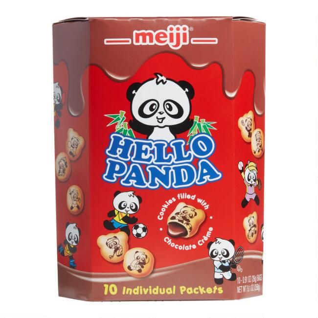 Meiji Hello Panda Chocolate Cookies 10 Pack | World Market