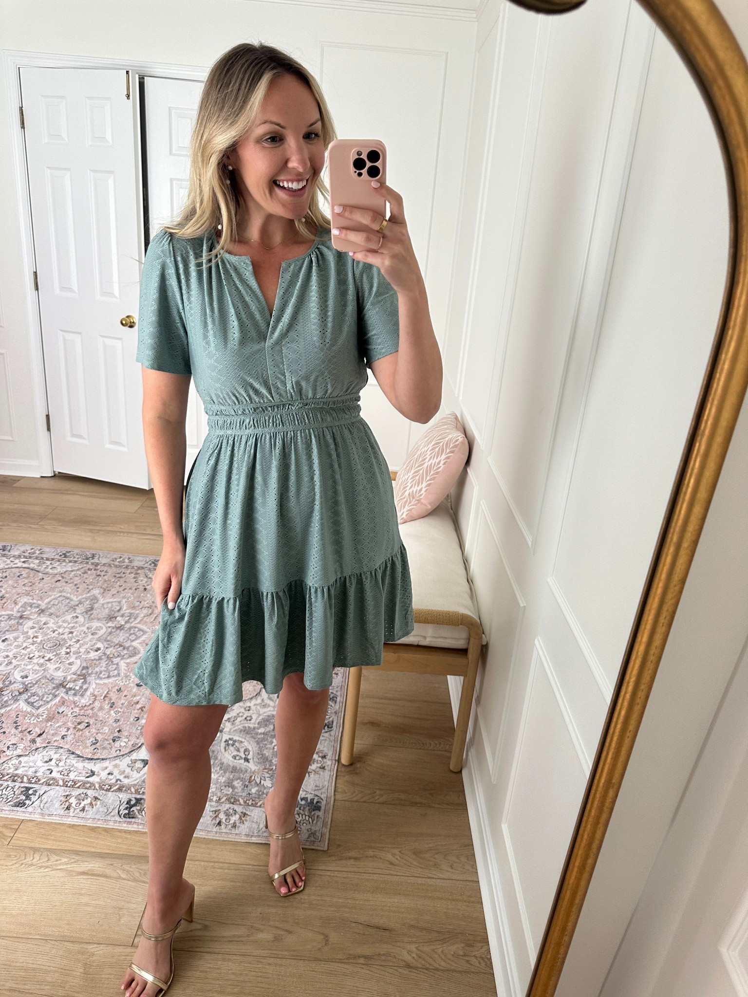 Spring event dress - family photos outfit - wearing a med 

#LTKStyleTip #LTKMidsize #LTKSeasonal