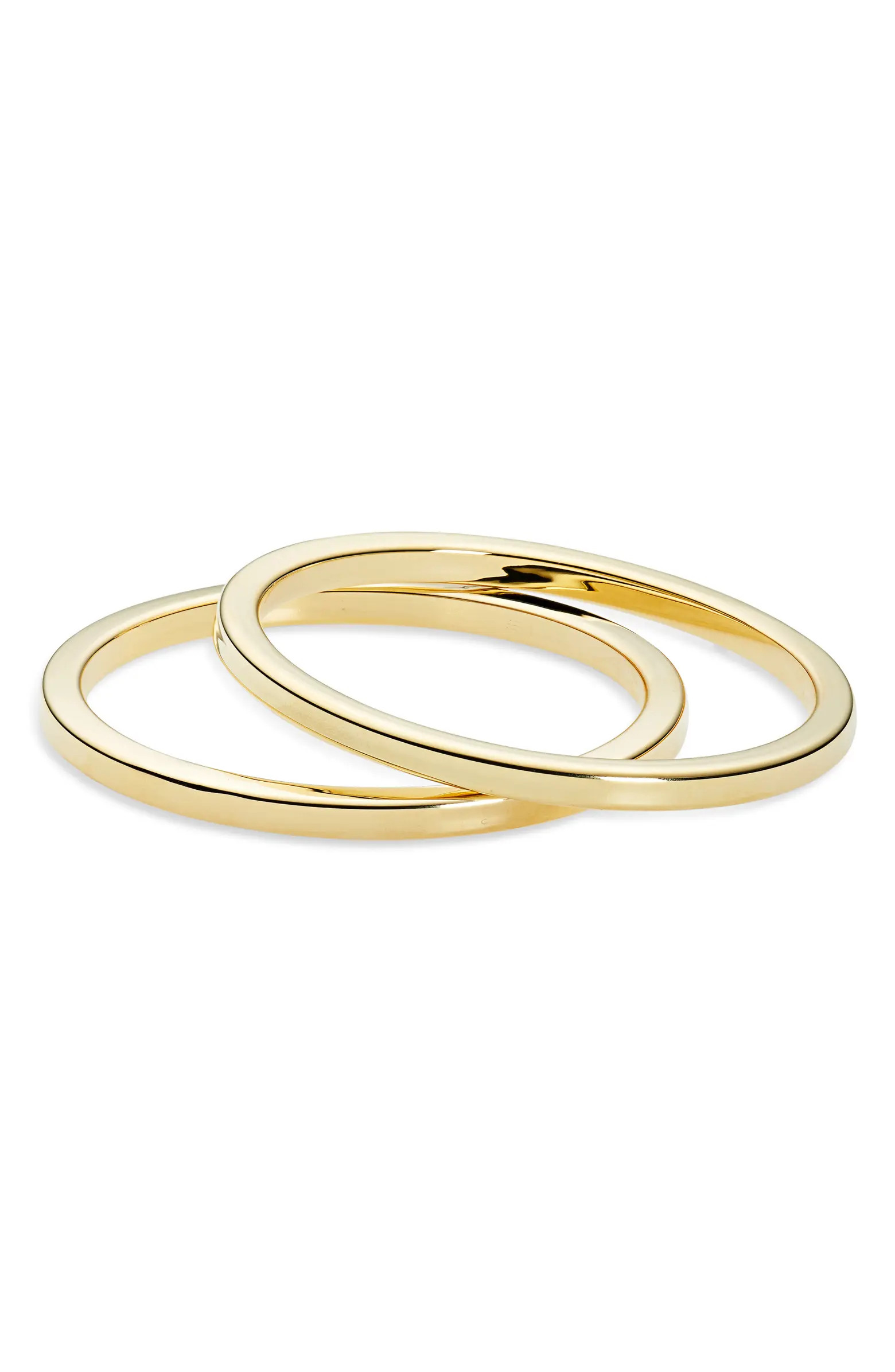 Nordstrom Set of 2 Square Edge Bangles | Nordstrom | Nordstrom