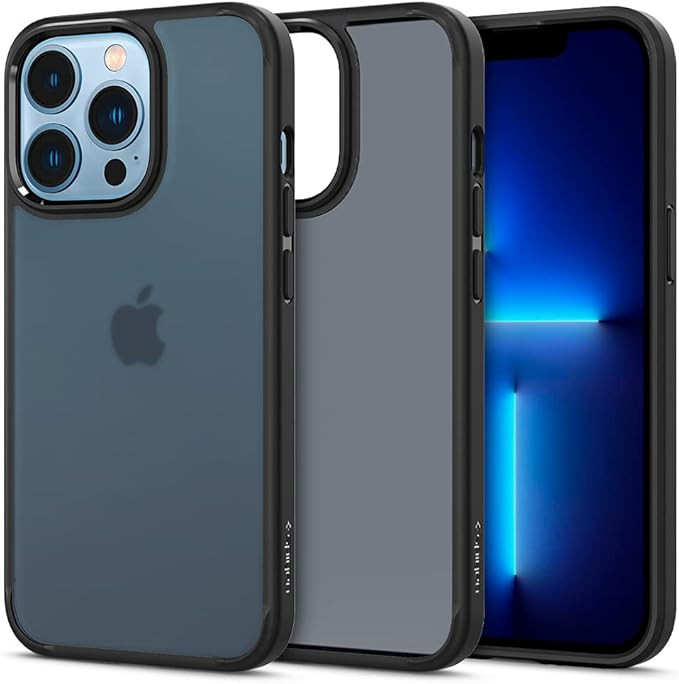 Spigen Ultra Hybrid Designed for iPhone 13 Pro Case (2021) - Frost Black | Amazon (US)