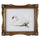 Home Decor Collection Sterling & Noble Home Ornate Gold Framed Swan Canvas Print Wall Art | Walmart (US)