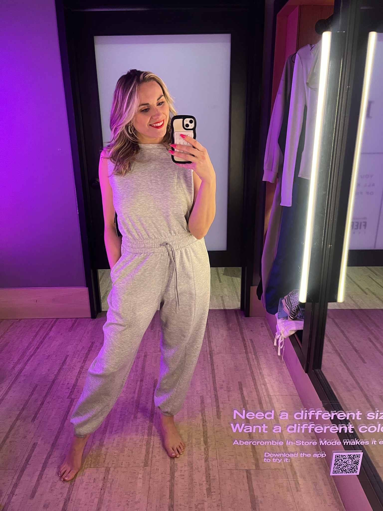 Check out the new arrivals every Thursday and definitely this super soft jumpsuit. Free shipping on orders over $99

I’m wearing a size small and it fits true to size

Easy-fitting jumpsuit in our super soft neoKNIT active fabric. Designed with a smooth interior, our neoKNIT fabric is made from layerable sweat-wicking neoprene. Features full-length jogger pant, elasticated waistband with exterior drawcords and on-trend slash neckline.  

#abercrombie

#LTKSpringSale #LTKfindsunder100 #LTKstyletip