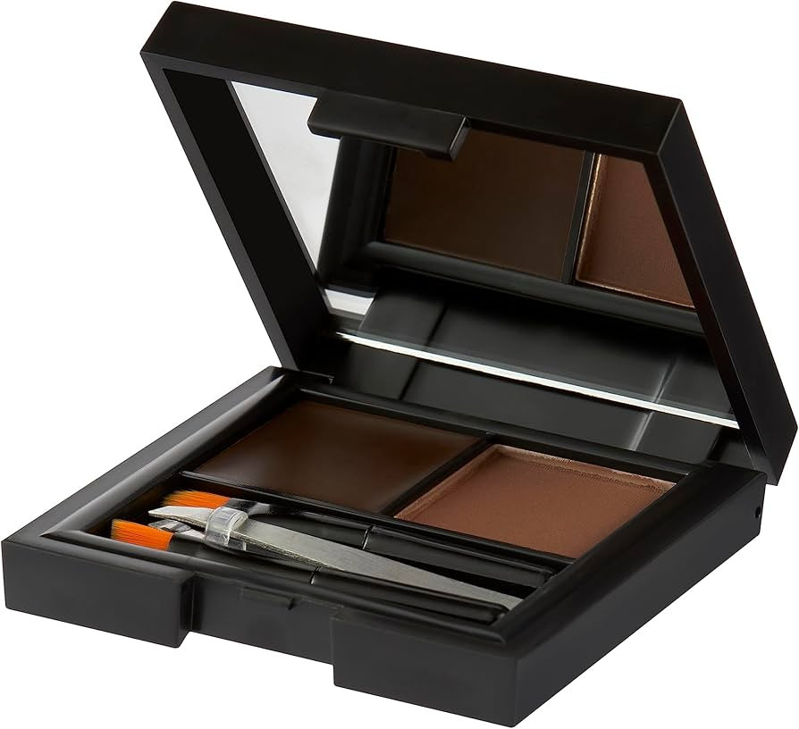 Sleek MakeUP Brow Kit, Brow Wax and Powder Kit with Tweezers and 2 Brushes, Define and Sculpt Bro... | Amazon (UK)