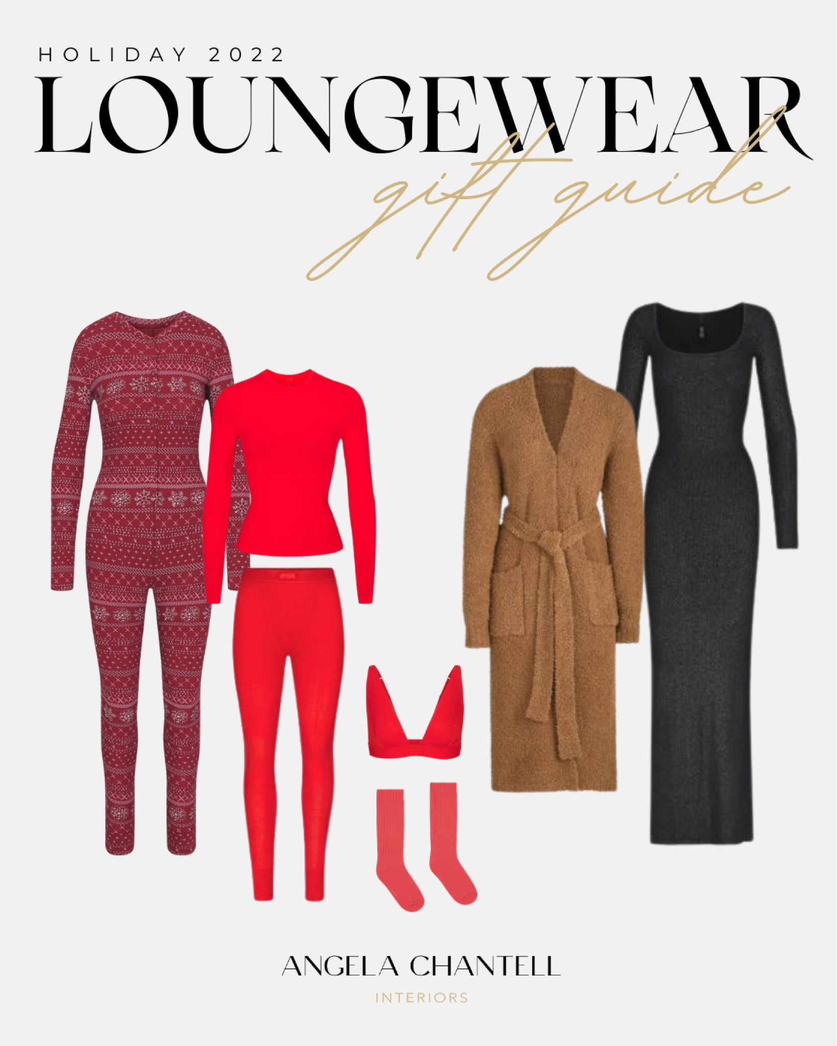 Our gift guide to Cozy starts and ends with Skims.✨🎄

#LTKstyletip #LTKHoliday #LTKGiftGuide