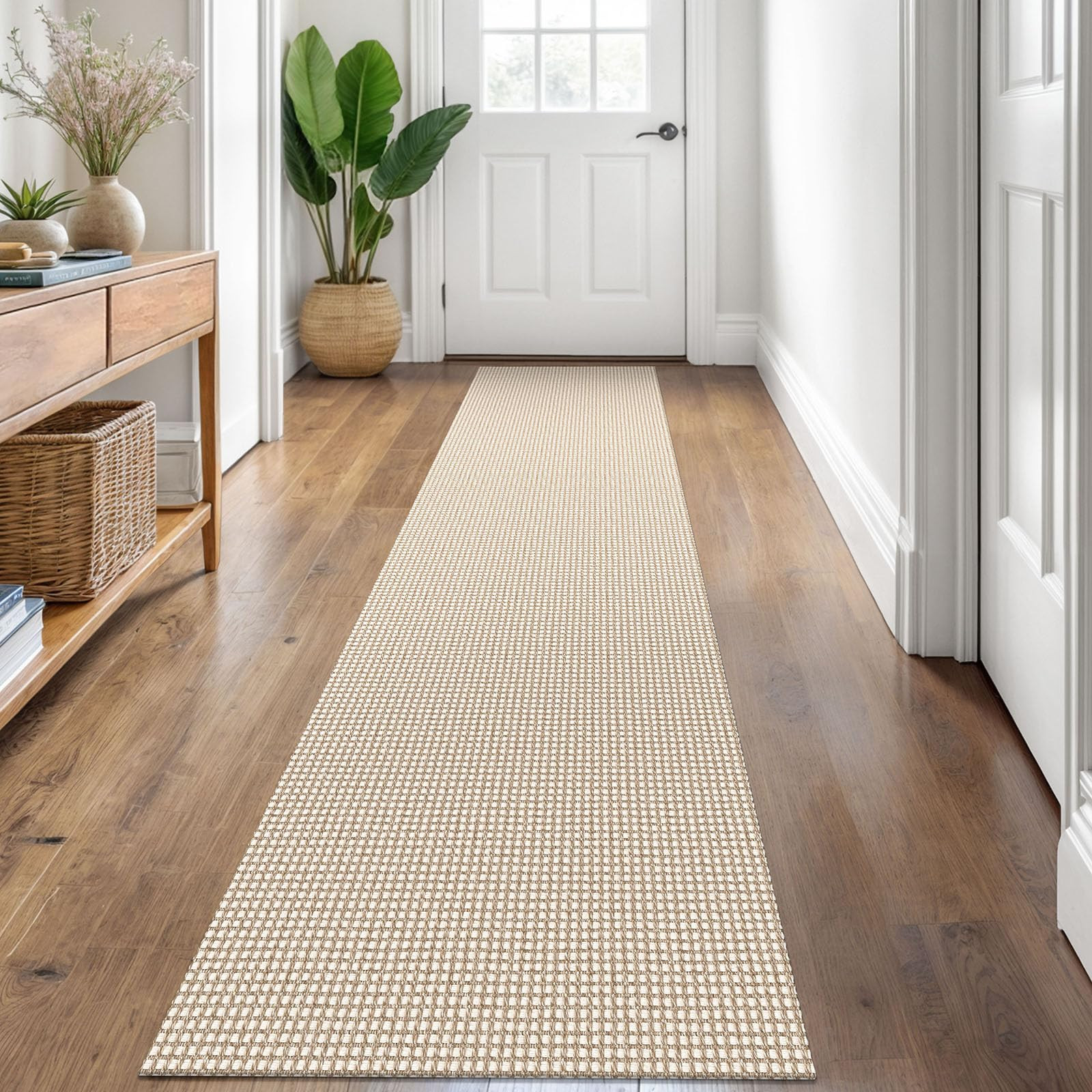 KOZYFLY Runners for Hallways 2x8 ft Washable Kitchen Runner Non Slip Rubber Backed Hall Runners C... | Amazon (US)
