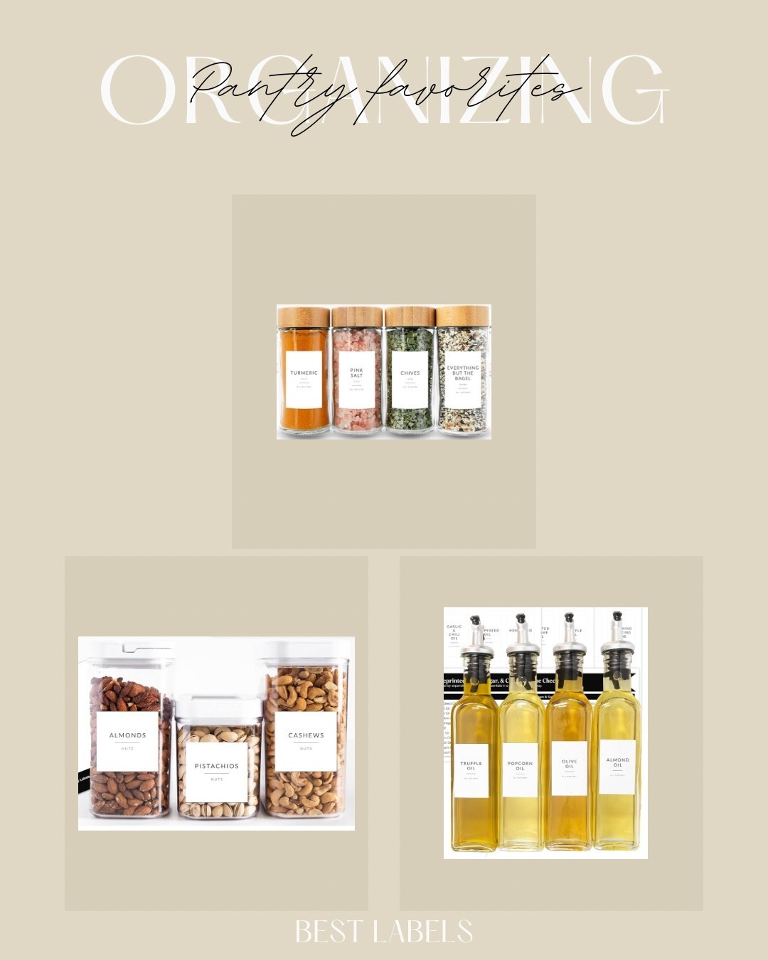 The BEST pantry labels that are great quality and affordable. These packs come with SO many labels and they all match one another to make your pantry labels look cohesive 

Pantry organization, affordable kitchen items, kitchen labels, pantry labels, pantry stickers 

#LTKFamily #LTKHome #LTKFindsUnder50