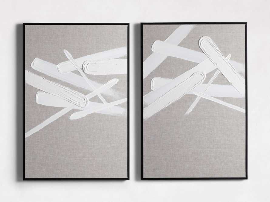 Format Framed Linen Painting II | Arhaus | Arhaus